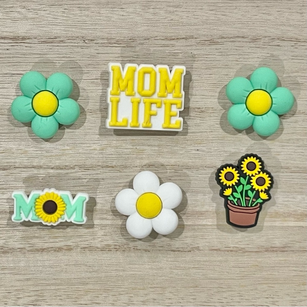 Mothers Day Croc Charms, Mama bear, Mom life